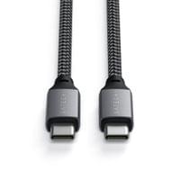 Satechi USB-C to USB-C 100W Braided Charging 2m Cable - Grey - 2