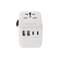 Dviced Universal travel adapter 28W - White - 3