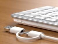 Satechi Slim LX3 Wired Keyboard - US English - Silver - 3