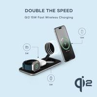 Satechi Qi2 Trio Wireless Charging Pad - with Type A,C,G... - 9