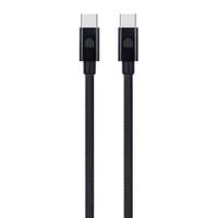 Dviced Cable USB-C to USB-C Nylon Textile 0,25m - Black - 1