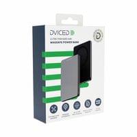Dviced Ultrathin Power bank 5000mAh - Black/Grey - 4