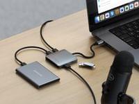 Satechi 4-Port USB-C Hub with PD - Space Gray - 2