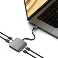 Satechi 4-Port USB-C Hub with PD - Space Gray - 2