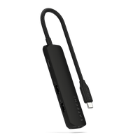 Satechi 4-in-1 USB-C Slim Multiport Adapter 4K - Black - 1