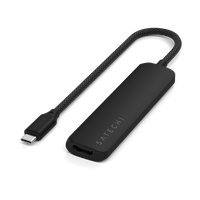 Satechi 4-in-1 USB-C Slim Multiport Adapter 4K - Black - 6