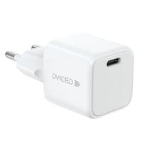 Dviced Wall charger 30W GaN USB-C EU w cable - White - 1