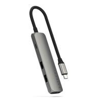 Satechi 4-in-1 USB-C Slim Multiport Adapter 4K - Space Grey - 1