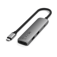 Satechi 4-in-1 USB-C Slim Multiport Adapter 4K - Space Grey - 4