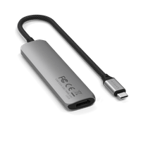 Satechi 4-in-1 USB-C Slim Multiport Adapter 4K - Space Grey - 7