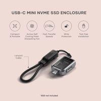 Satechi Mini NVMe SSD Enclosure - Space Gray - 8 Satechi Mini NVMe SSD Enclosure - Space Gray - 8