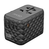 Dviced Universal travel adapter 65W GaN - Black - 1