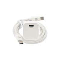 Dviced Wall charger 30W GaN USB-C EU w cable - White - 3