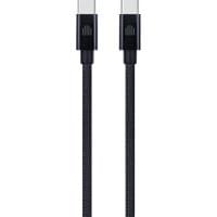 Dviced Cable USB-C to USB-C Nylon Textile 3m - Black - 1