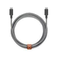 Native Union Belt Cable XL USB-C to USB-C 3m - Zebra - 1
