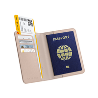 Satechi Vegan-Leather FindAll Passport Cover - Desert Rose - 6