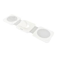 Dviced 3-in-1 foldable magnetic wireless charger - White - 4