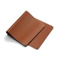 Satechi Vegan-Leather Premium Desk Mat - Brown - 4