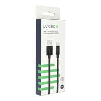 Dviced Cable USB-A to USB-C Nylon Textile 1,25m - Black - 2