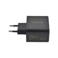 Dviced Wall charger w cable 65W GaN 2 USB-C EU - Black - 3