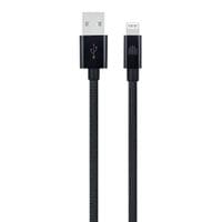 Dviced Cable USB-A to Lightning Nylon Textile 1,25m - Black - 1 Dviced Cable USB-A to Lightning Nylon Textile 1,25m - Black - 1