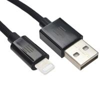 Dviced Cable USB-A to Lightning Nylon Textile 1,25m - Black - 2