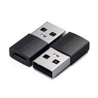 Satechi Aluminum  2x Type-A to Type-C Adapter - Space Black - 1