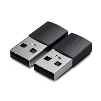 Satechi Aluminum  2x Type-A to Type-C Adapter - Space Black - 6