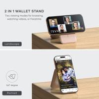 Satechi Vegan-Leather Magnetic Wallet Stand (iPhone... - 4