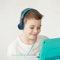 JLAB JBuddies Pop Wired Kids Headphones - Blue - 2