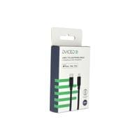 Dviced Cable USB-C to Lightning Nylon Textile 0,25m - Black - 3