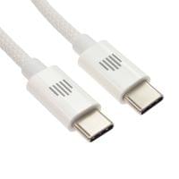 Dviced Cable USB-C to USB-C Nylon Textile 1,25m - White - 2