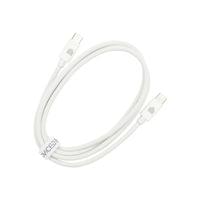 Dviced Cable USB-C to USB-C Nylon Textile 1,25m - White - 3