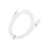 Dviced Cable USB-A to Lightning silicone 1,25m - White - 2