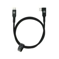 Dviced Angled Braided cable USB-C to USB-C, 1,25m - black - 2