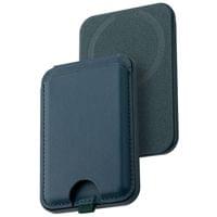 Dviced Leather magsafe foldable cardholder and stand - Blue - 1