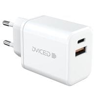 Dviced Wall charger 35W GaN 1 USB-A, 1 USB-C EU w cable -... - 1