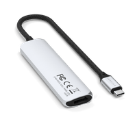 Satechi 4-in-1 USB-C Slim Multiport Adapter 4K - Silver - 2