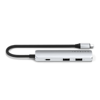 Satechi 4-in-1 USB-C Slim Multiport Adapter 4K - Silver - 6