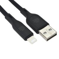 Dviced Cable USB-A to Lightning silicone 1,25m - Black - 2