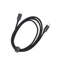 Dviced Cable USB-C to USB-C Nylon Textile 1,25m - Black - 2
