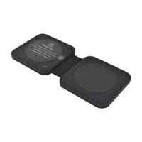 Dviced 2-in-1 foldable magnetic wireless charger - Black - 3