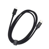 Dviced Cable USB-C to Lightning Nylon Textile 1,25m - Black - 2 Dviced Cable USB-C to Lightning Nylon Textile 1,25m - Black - 2