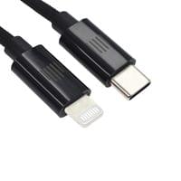 Dviced Cable USB-C to Lightning Nylon Textile 1,25m - Black - 3