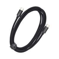 Dviced Cable USB-C to USB-C Nylon Textile 2m - Black - 2