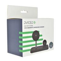 Dviced 3-in-1 magnetic wireless stand w cable, wall... - 3