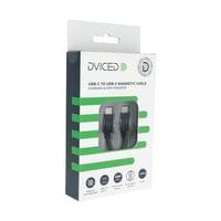Dviced Magnetic Braided Cable USB-C to USB-C, 1,25m -... - 4