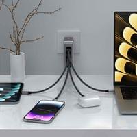 Satechi Travel Chrager 145W USB-C 4-Port (4x USB-C PD,... - 2