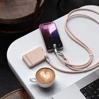 Satechi OntheGo Crossbody Lanyard Cable - Desert Rose - 3