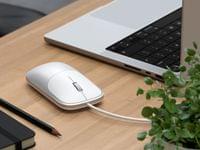 Satechi Slim LX Wired Mouse - Silver - 4
